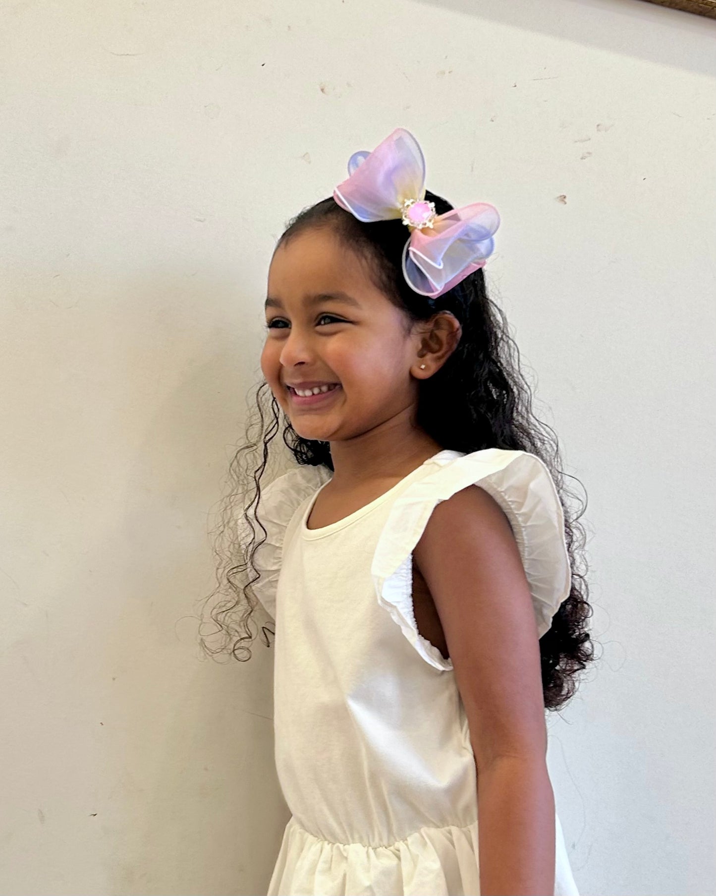 Aurora Organza Bow Clip