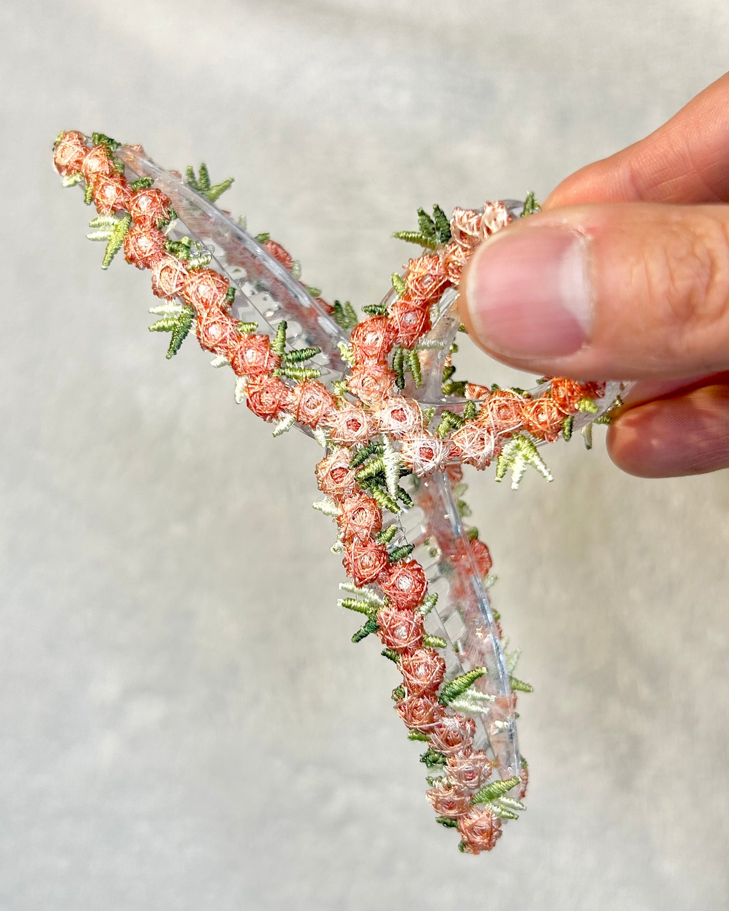 Ditsy Floral Garden Claw Clip (13cm)