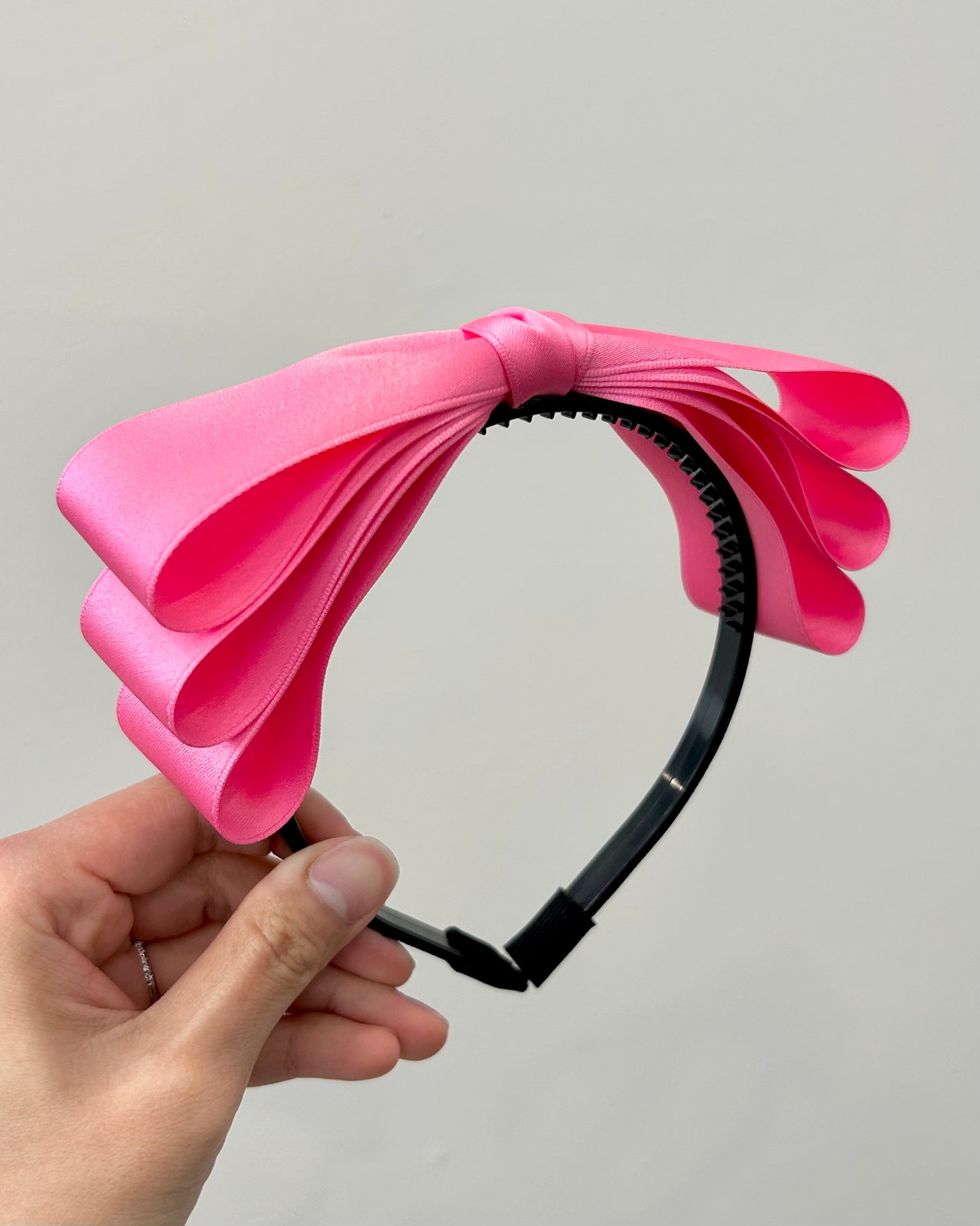 Classic Satin Oversized Bow Headband