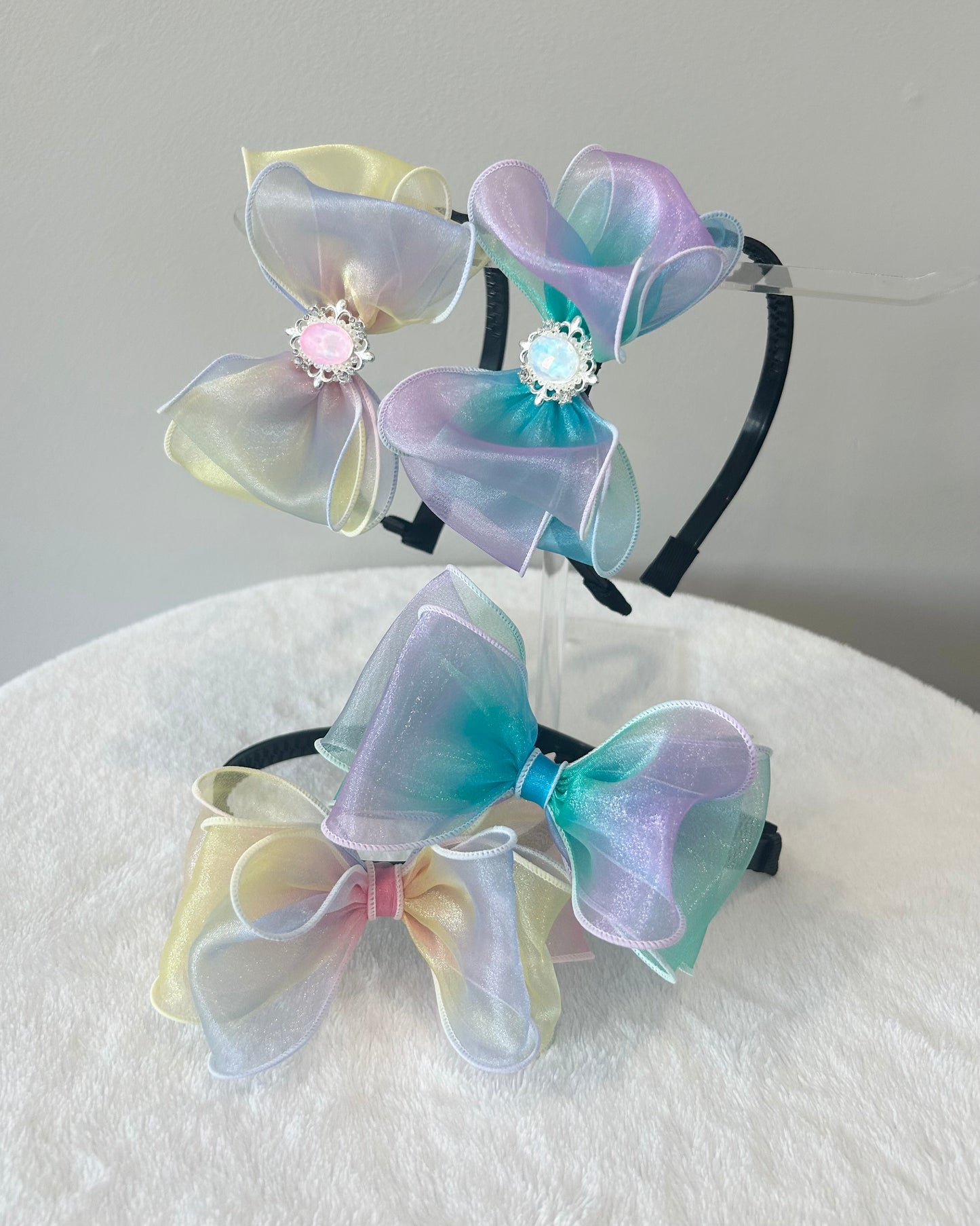 Aurora Organza Bow Headband