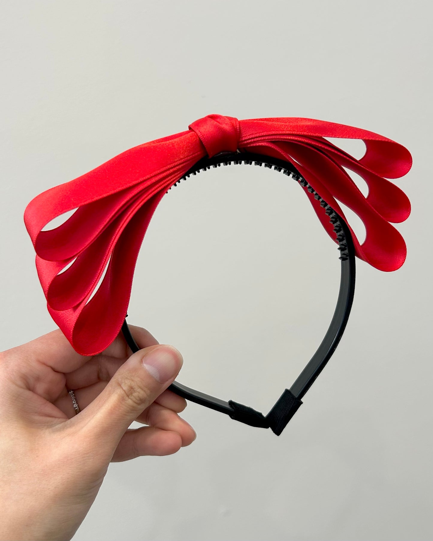 Classic Satin Oversized Bow Headband