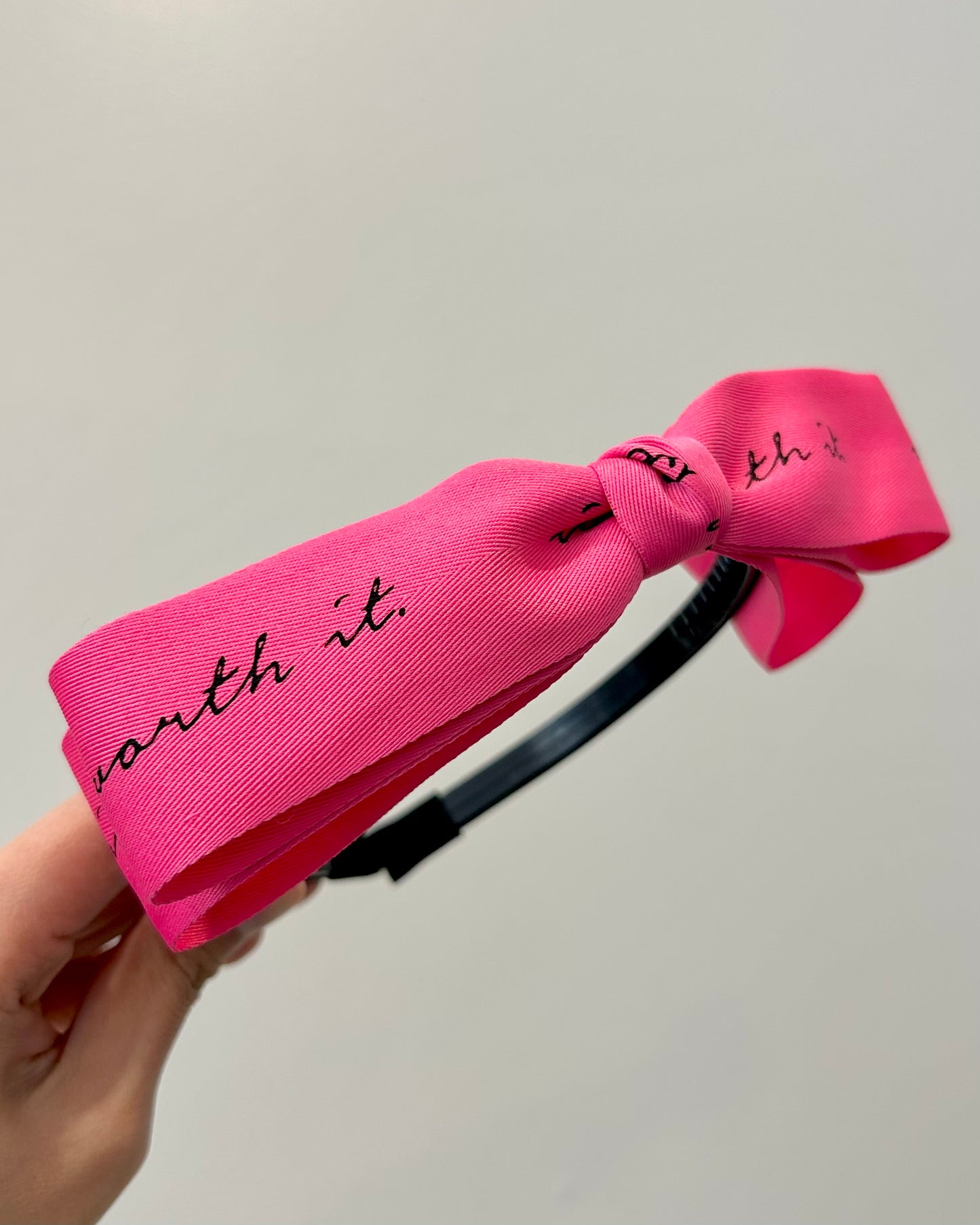 Playful Grosgrain Ribbon Bow Headband