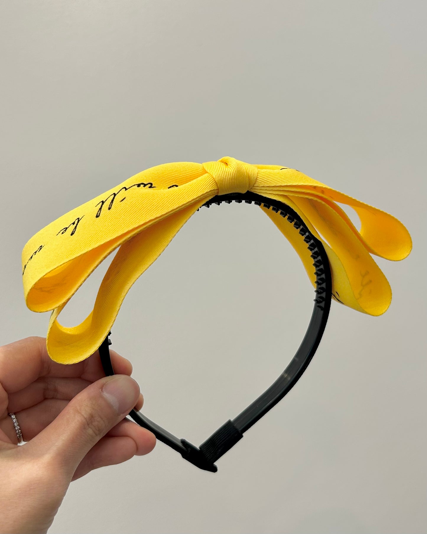 Playful Grosgrain Ribbon Bow Headband