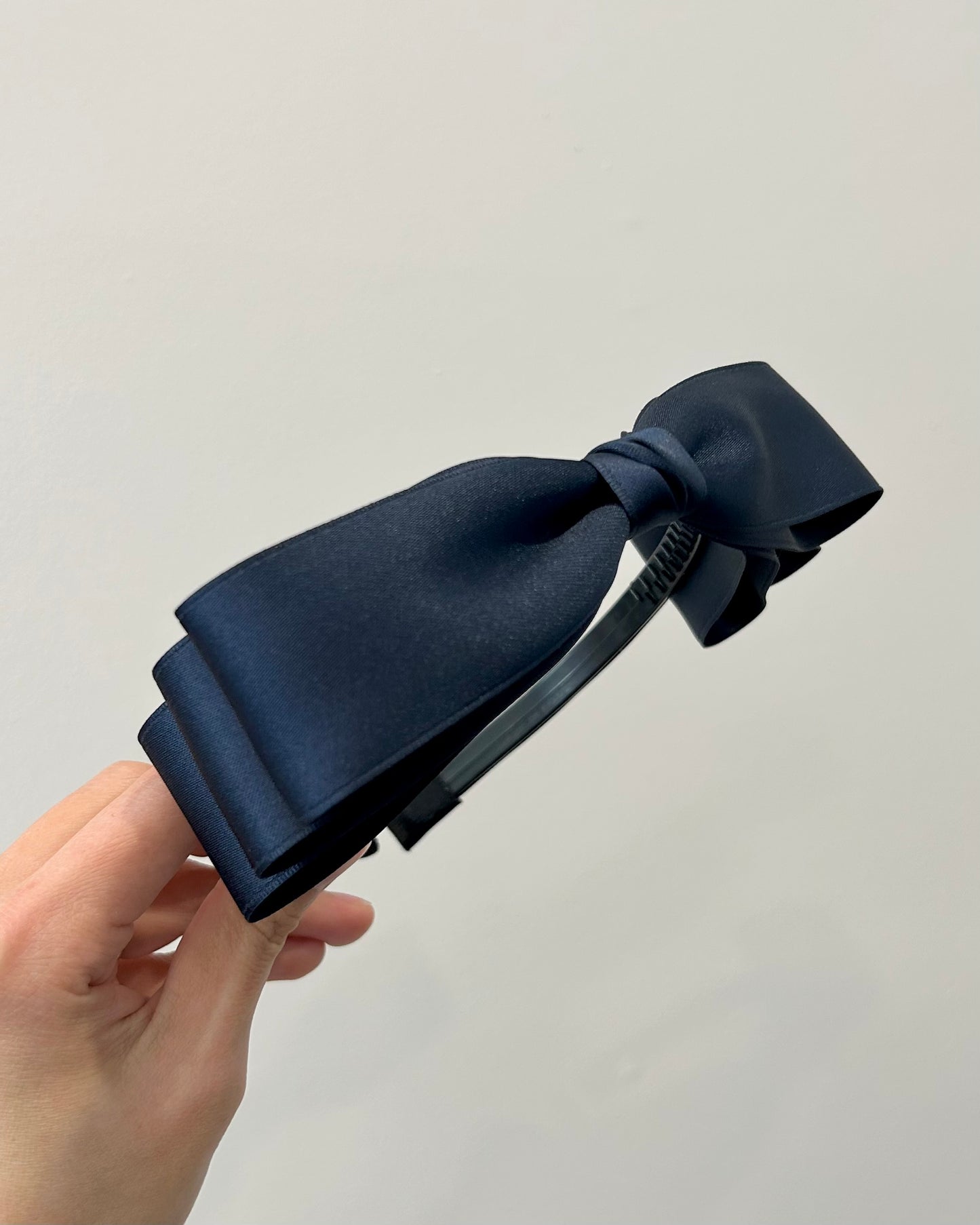 Classic Satin Oversized Bow Headband