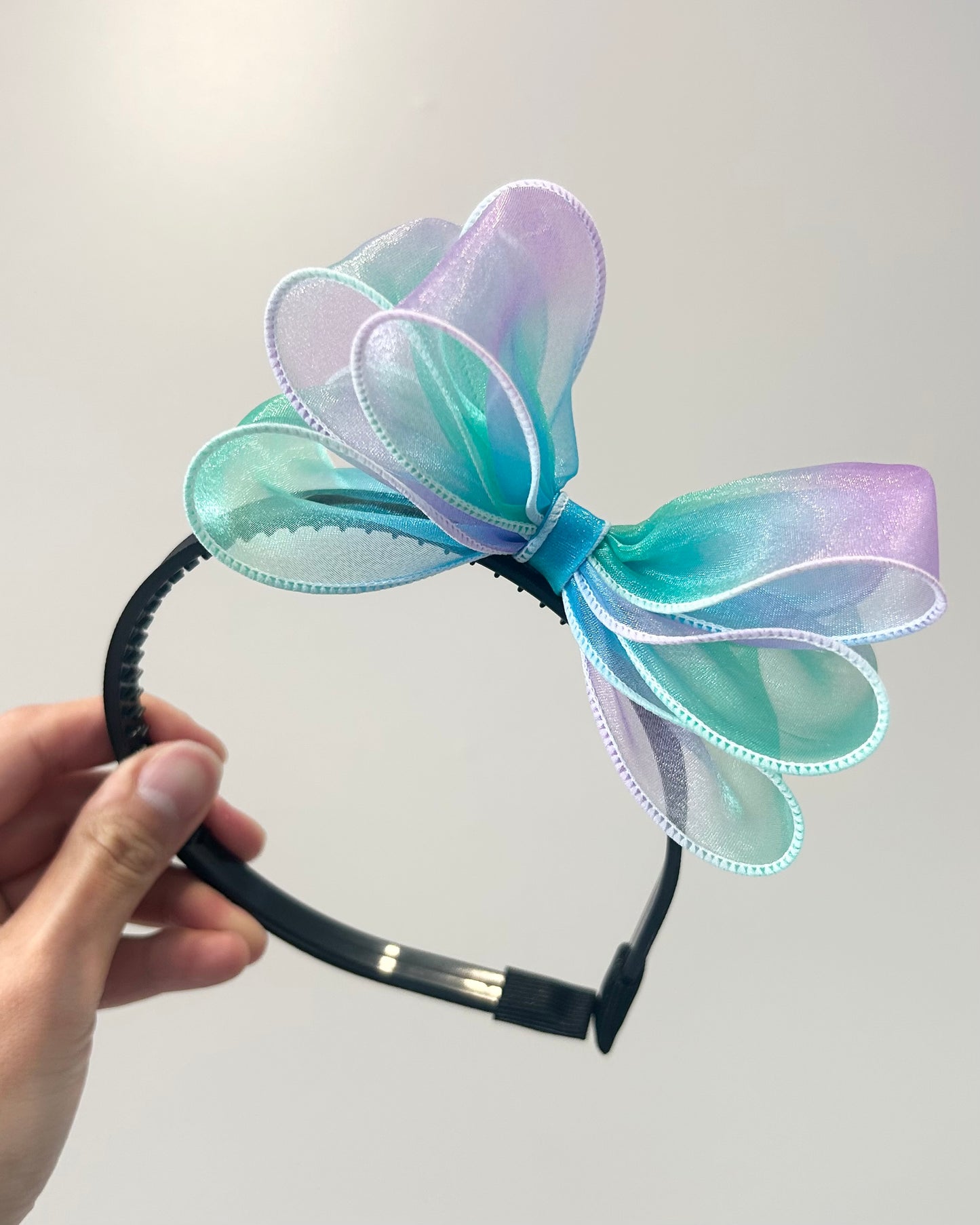 Aurora Organza Bow Headband