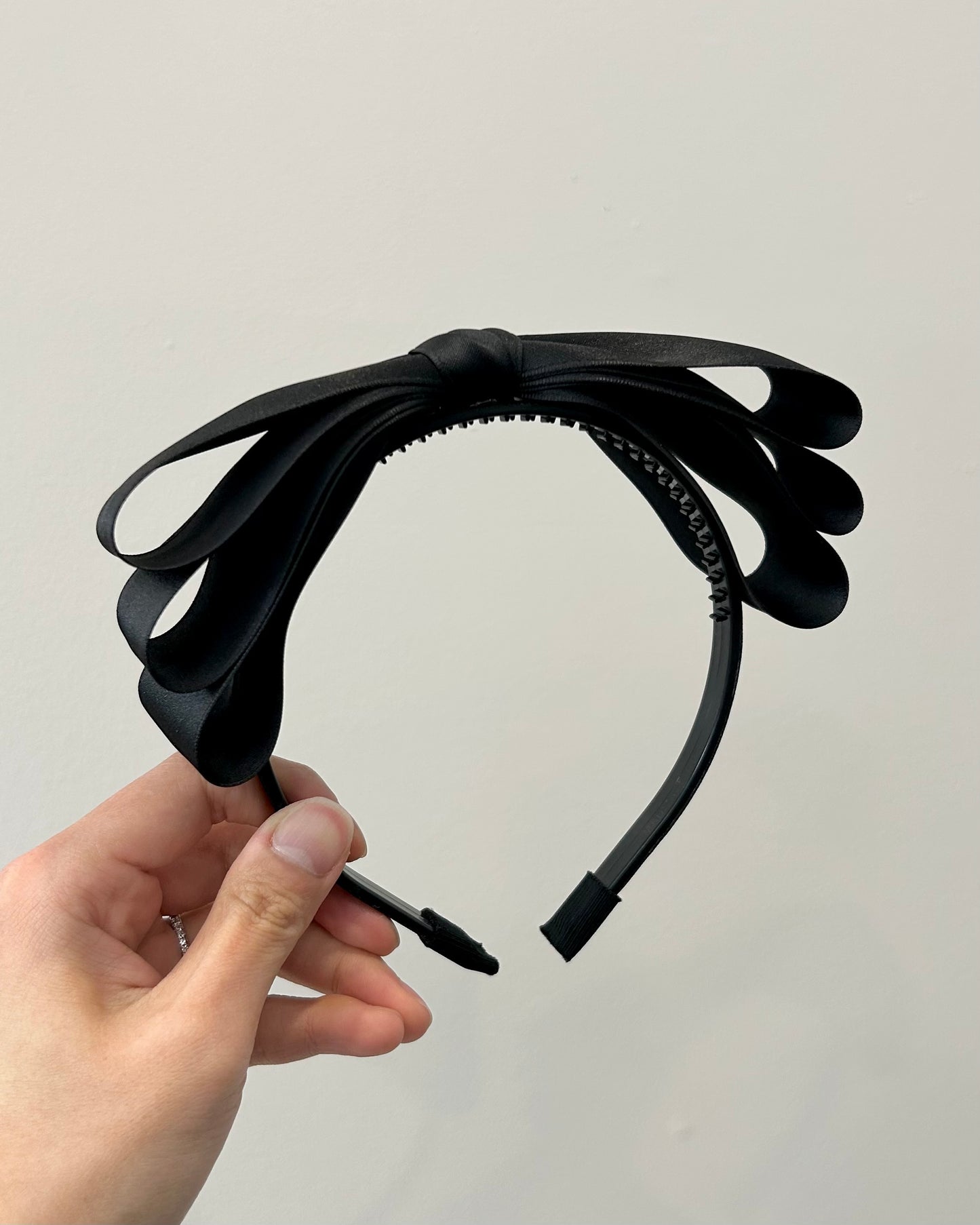 Classic Satin Oversized Bow Headband