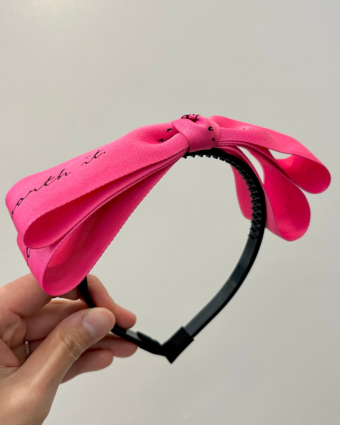 Playful Grosgrain Ribbon Bow Headband