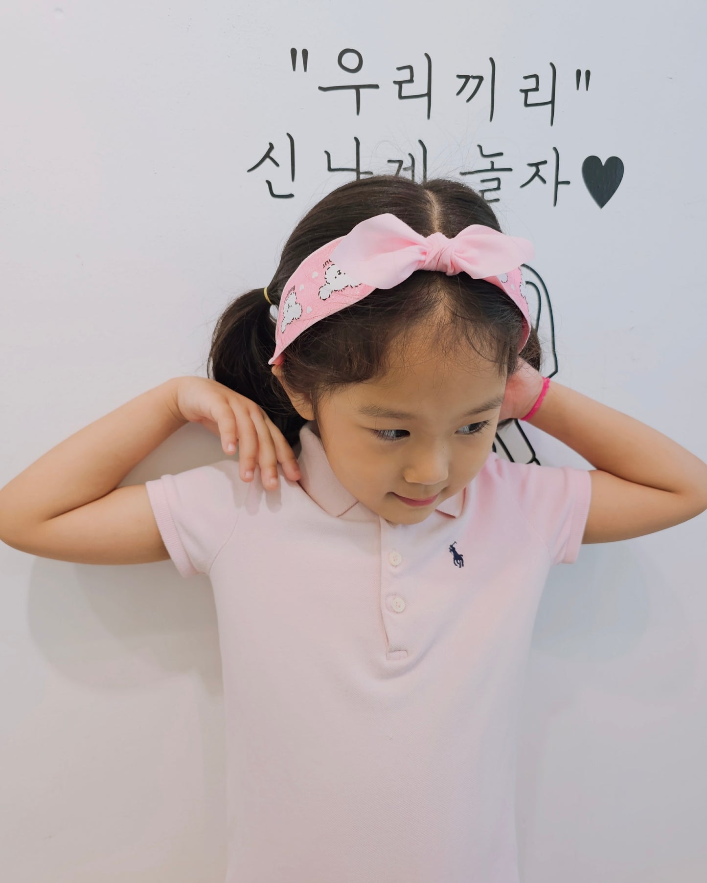 Bonjour Bichon Bow Headband