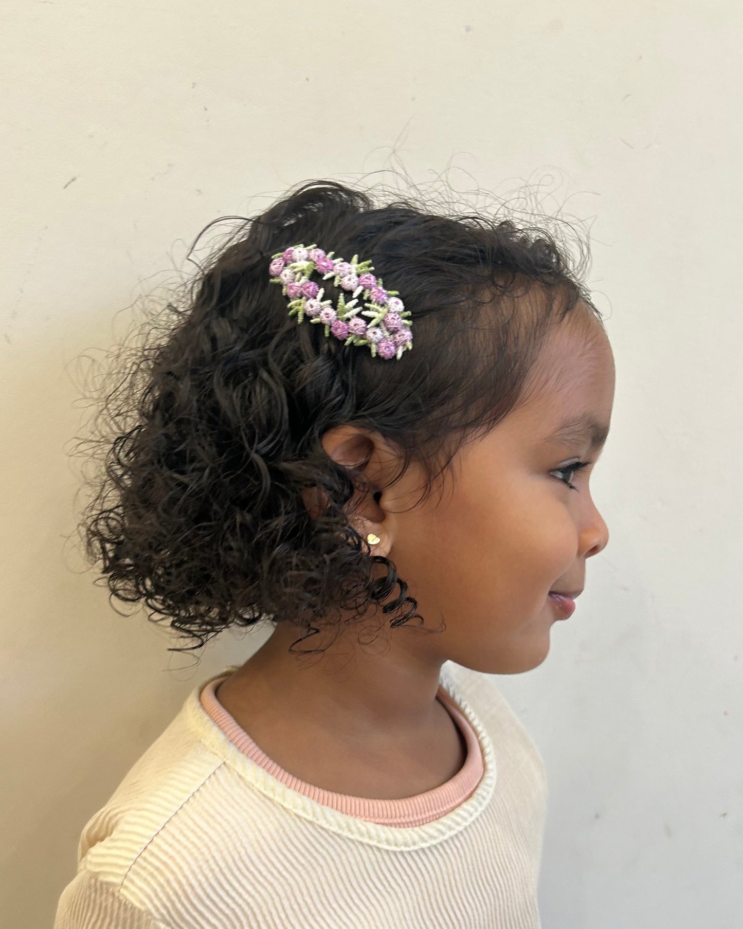 Ditsy Floral Snap Clip Set (2pcs)