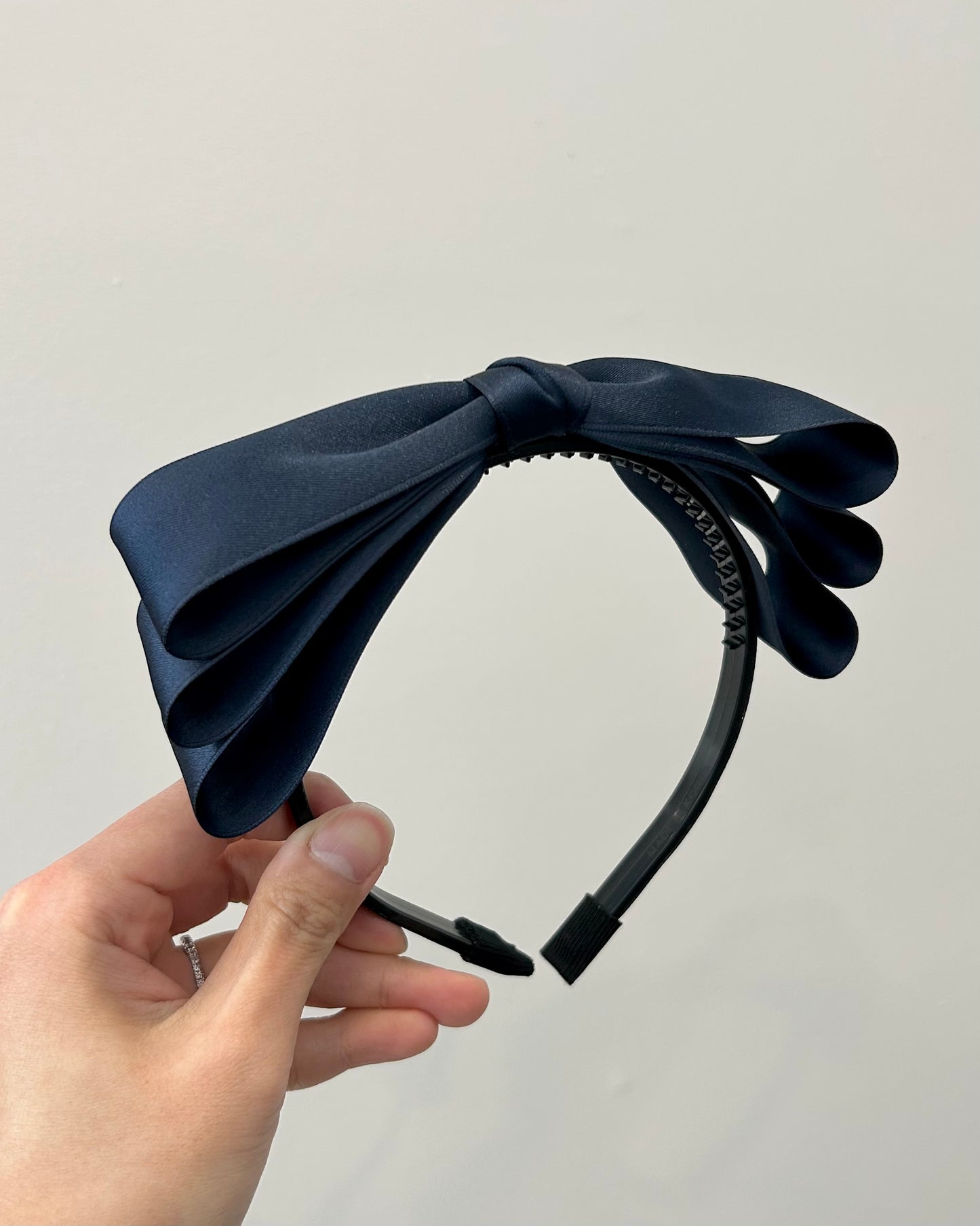 Classic Satin Oversized Bow Headband