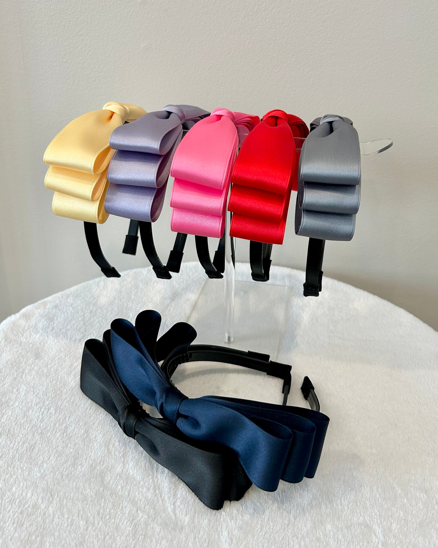 Classic Satin Oversized Bow Headband