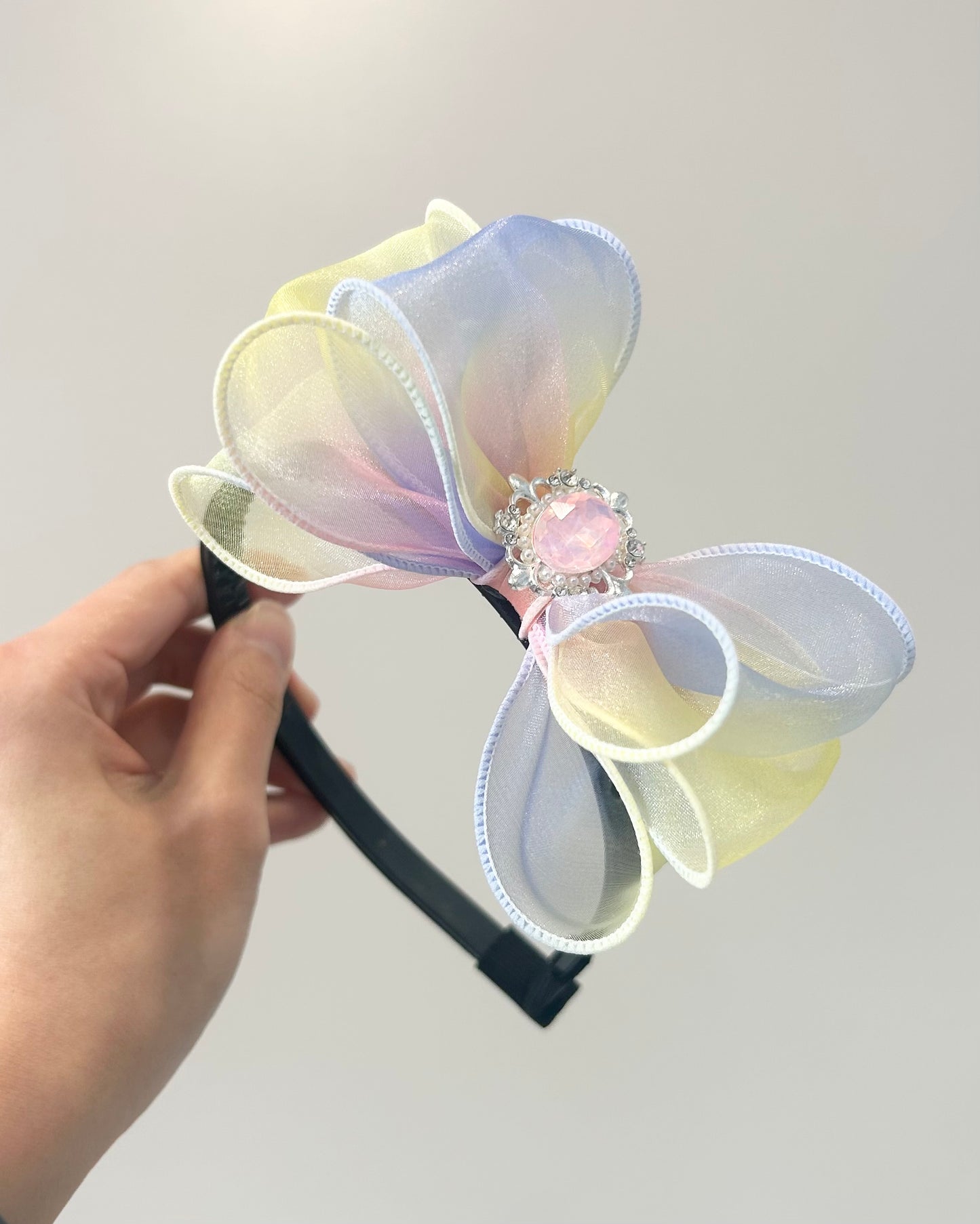 Aurora Organza Bow Headband