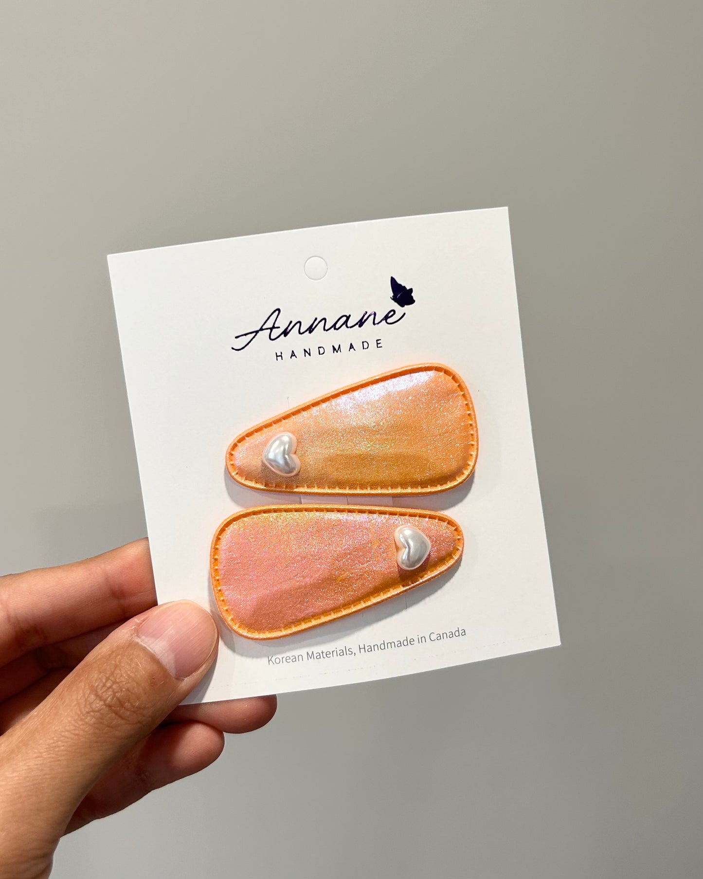 Aurora Heart Snap Clip (2pcs)(Mix & Match)