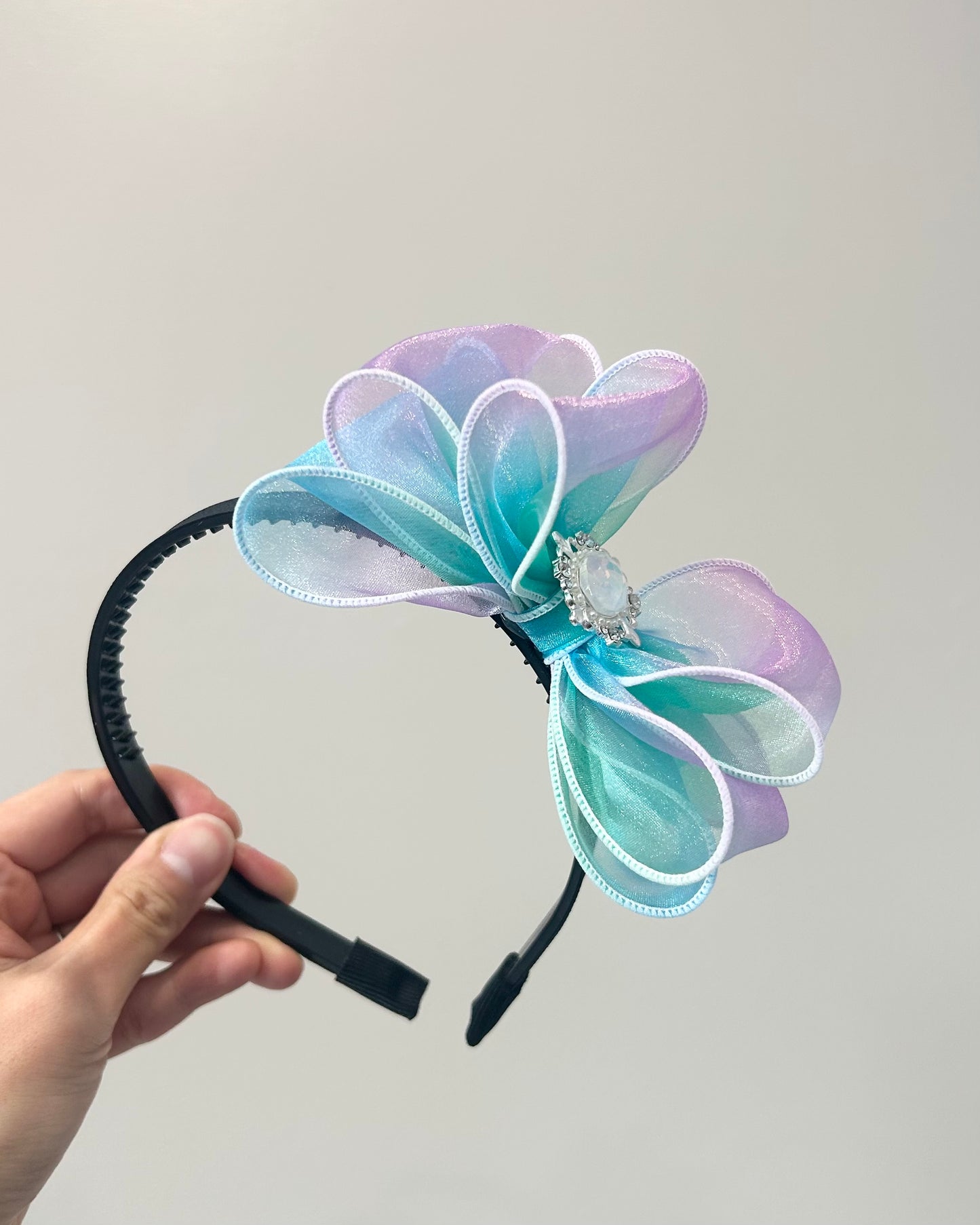 Aurora Organza Bow Headband