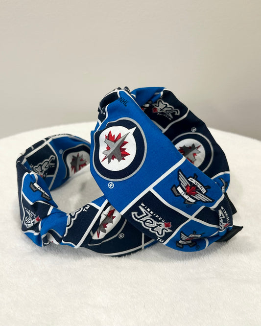 Winnipeg Blue Twisted Headband