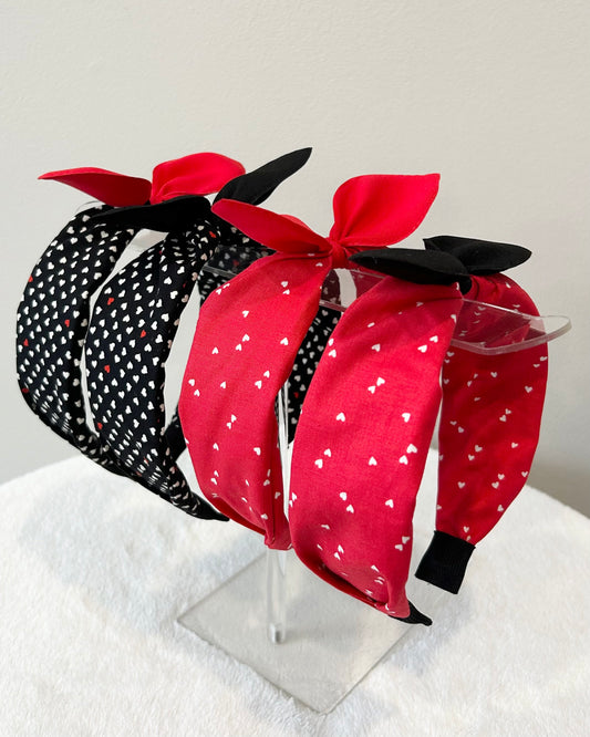 Heart Print Headband