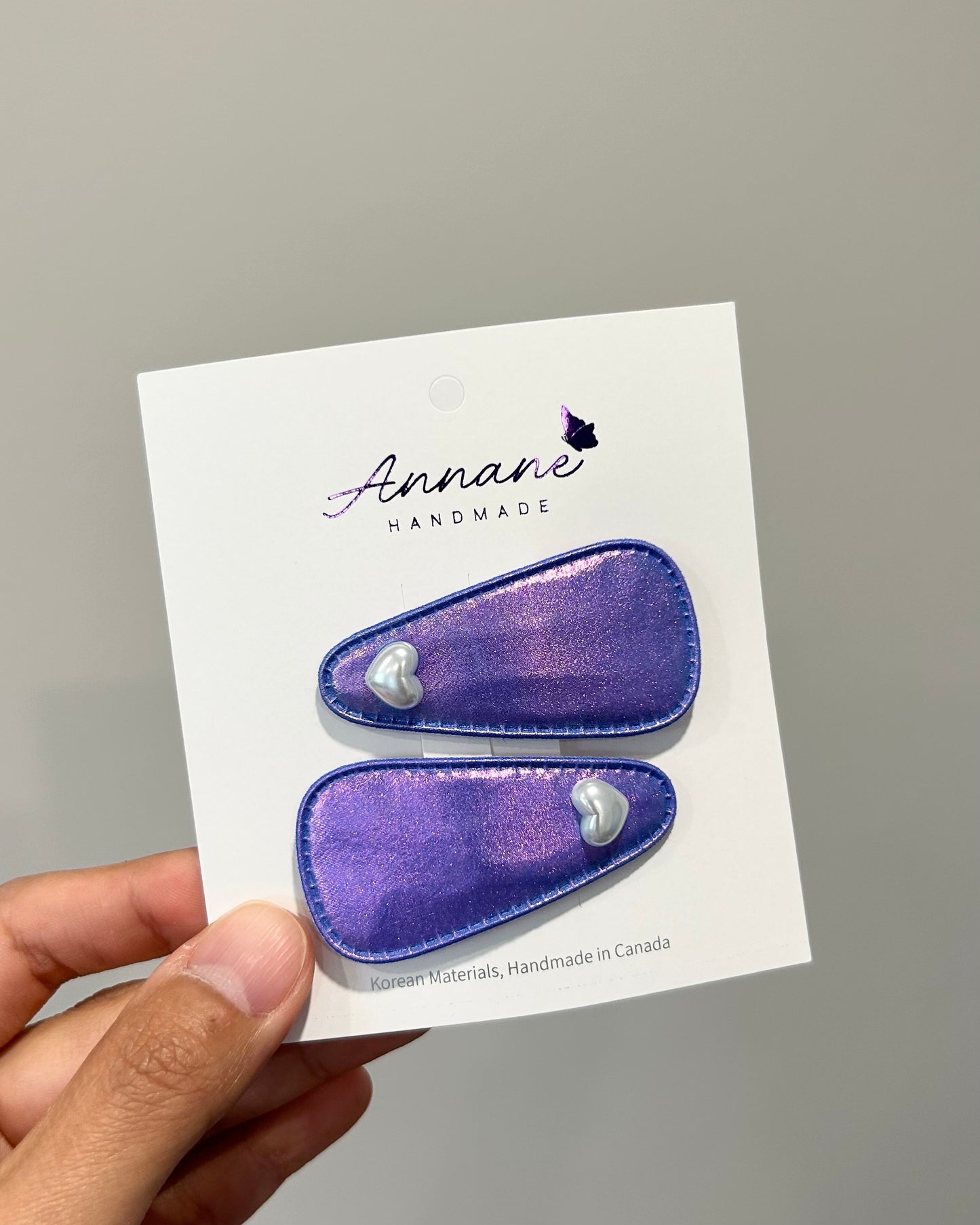 Aurora Heart Snap Clip (2pcs)(Mix & Match)
