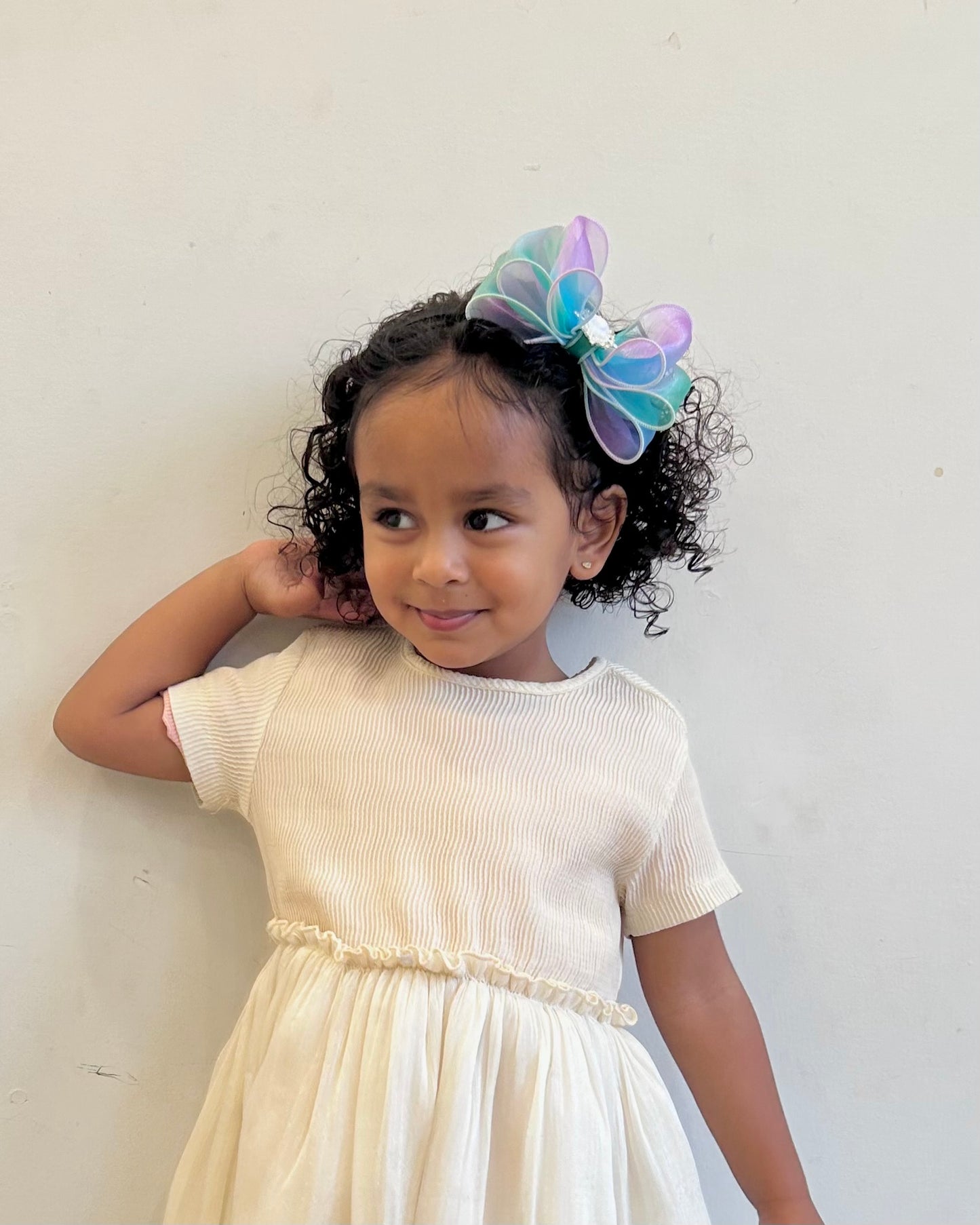 Aurora Organza Bow Headband
