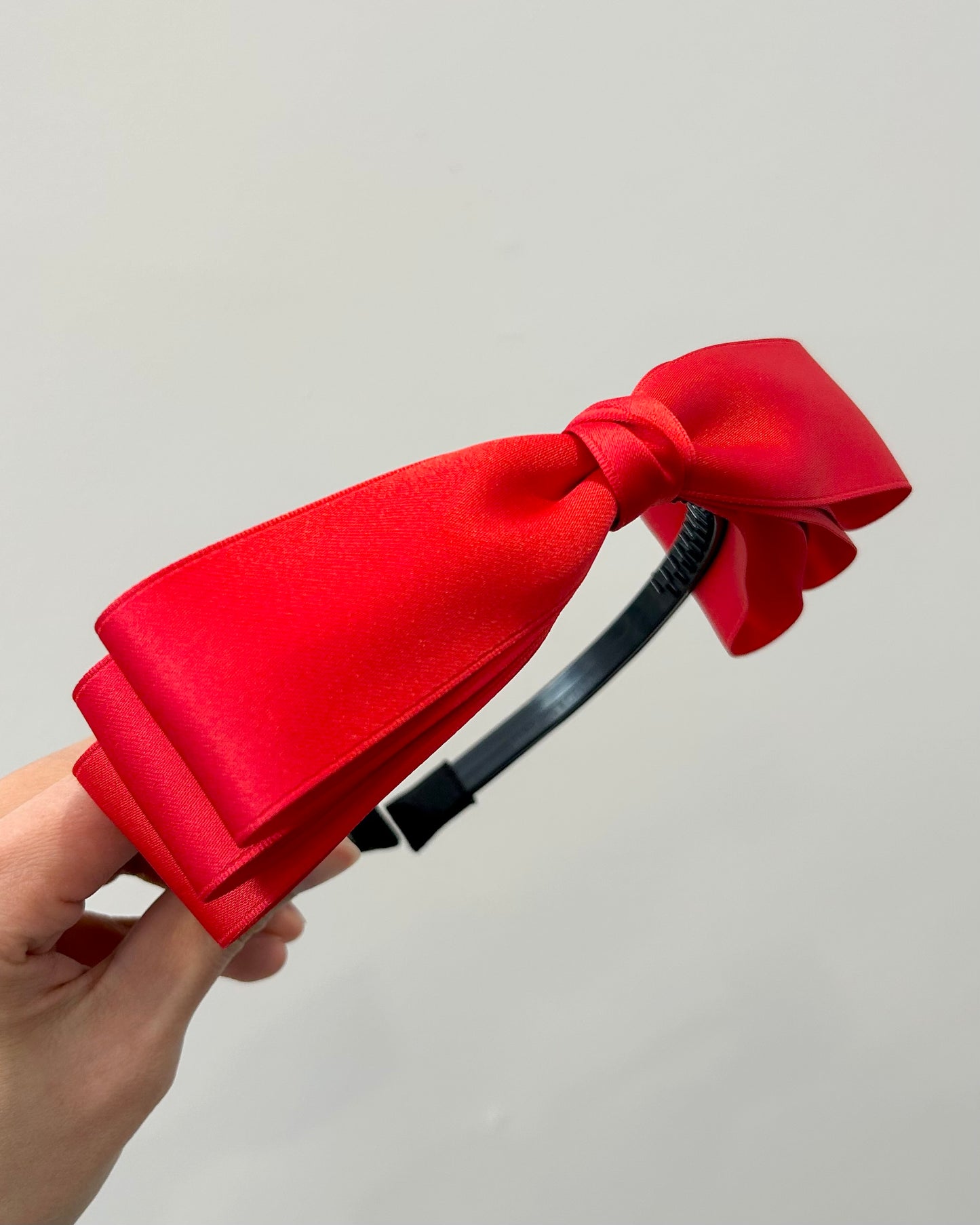 Classic Satin Oversized Bow Headband