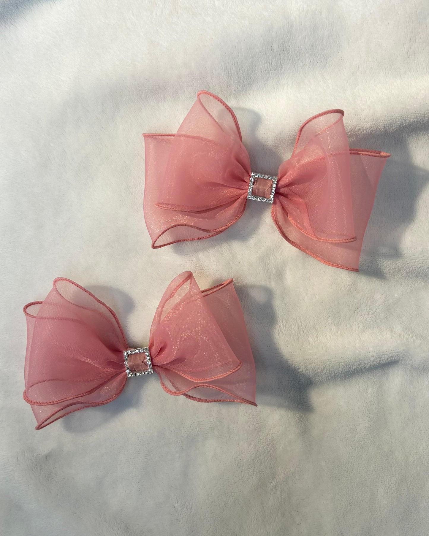 Pink Bow Clip