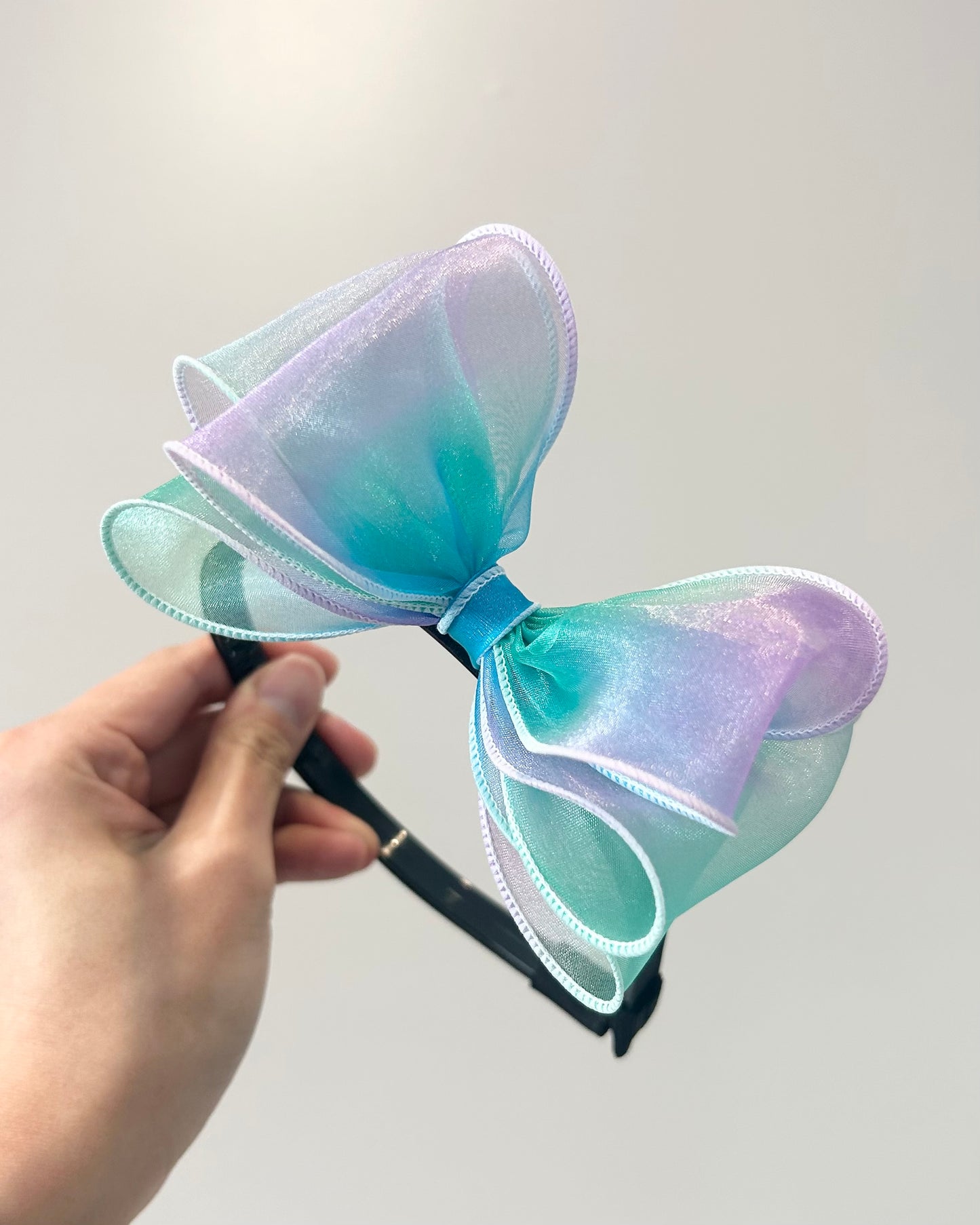 Aurora Organza Bow Headband