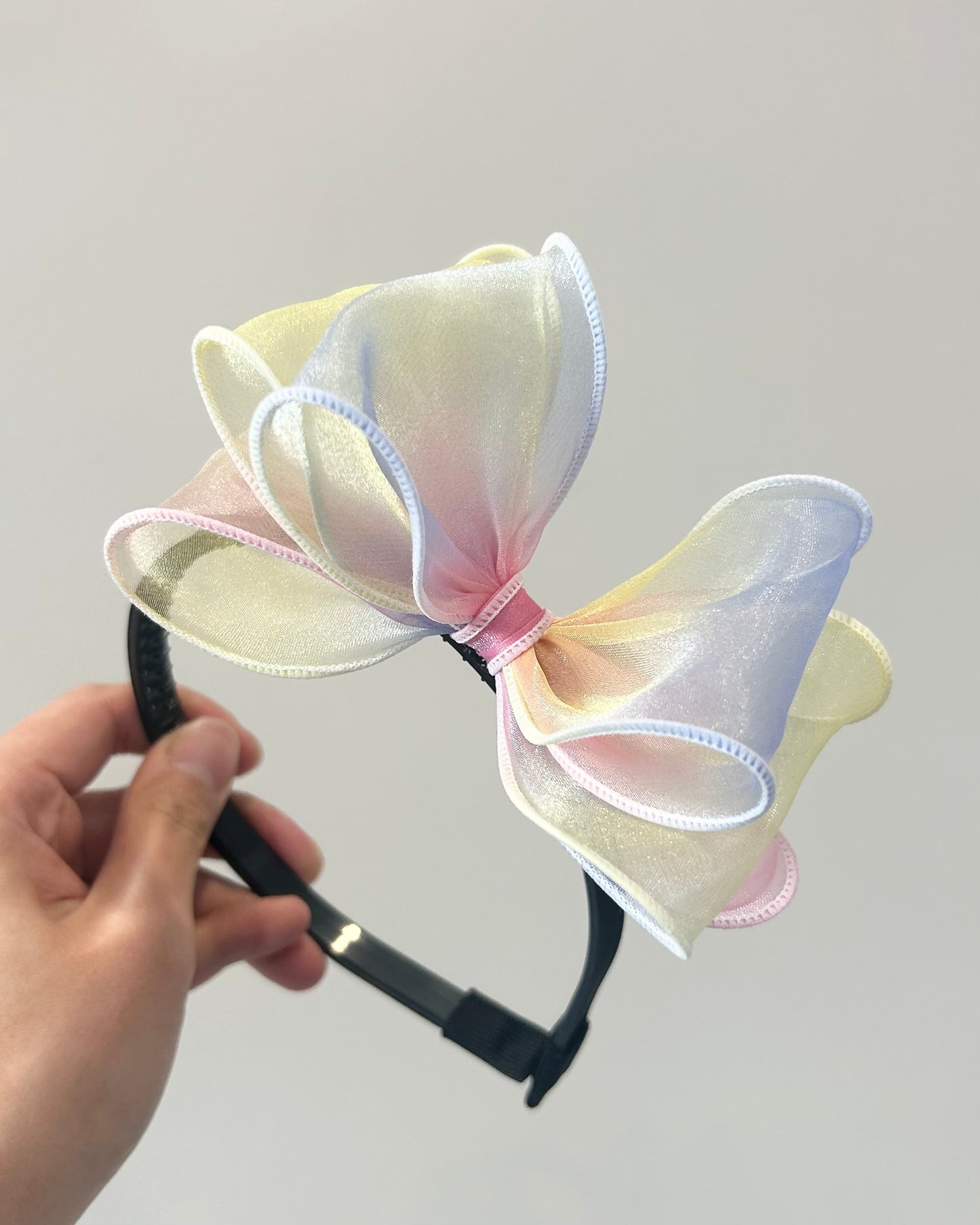 Aurora Organza Bow Headband