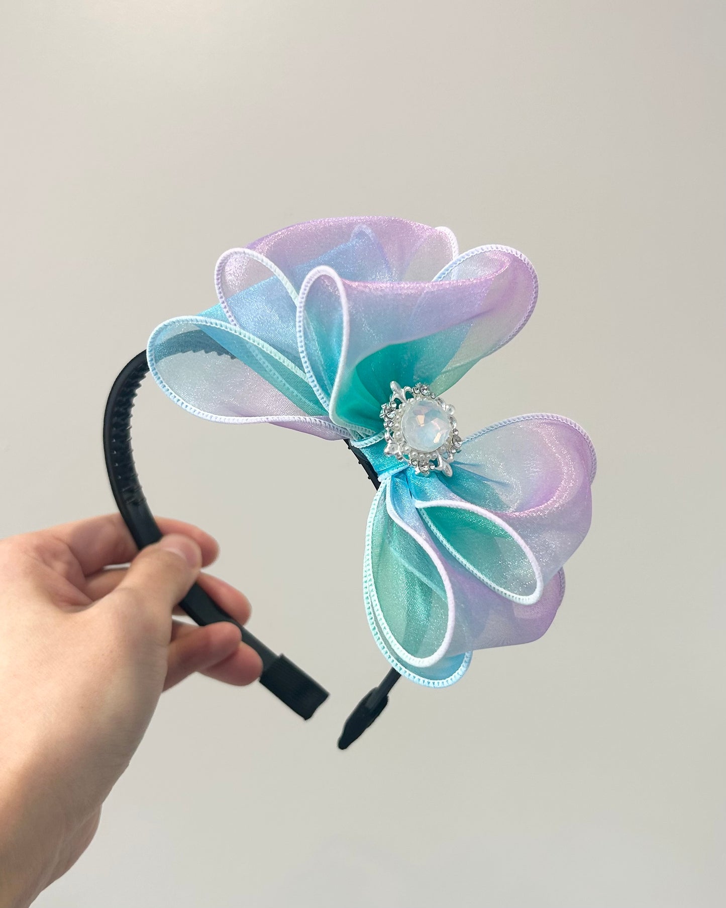 Aurora Organza Bow Headband