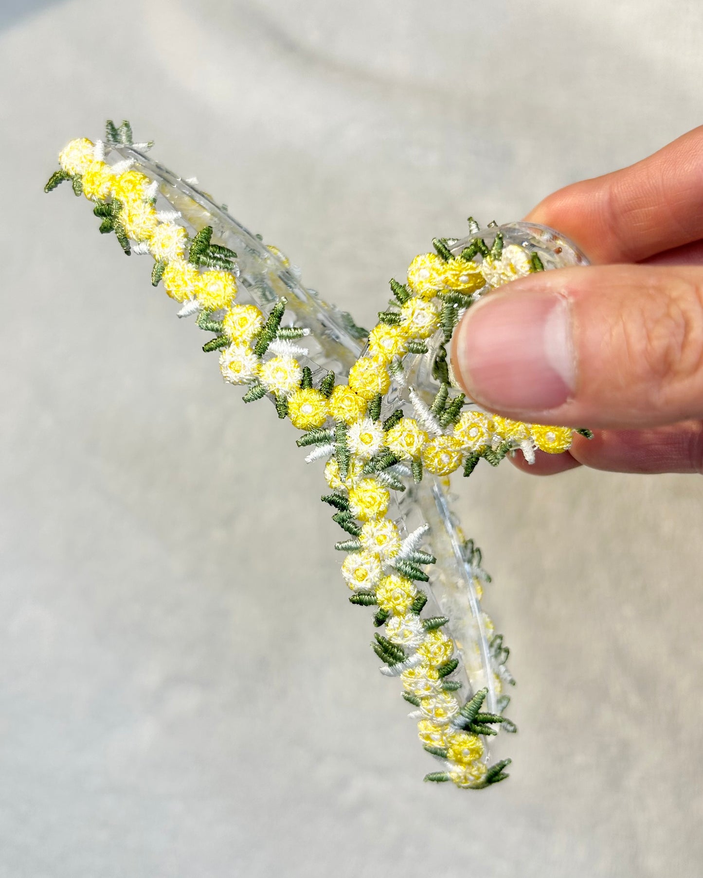 Ditsy Floral Garden Claw Clip (13cm)