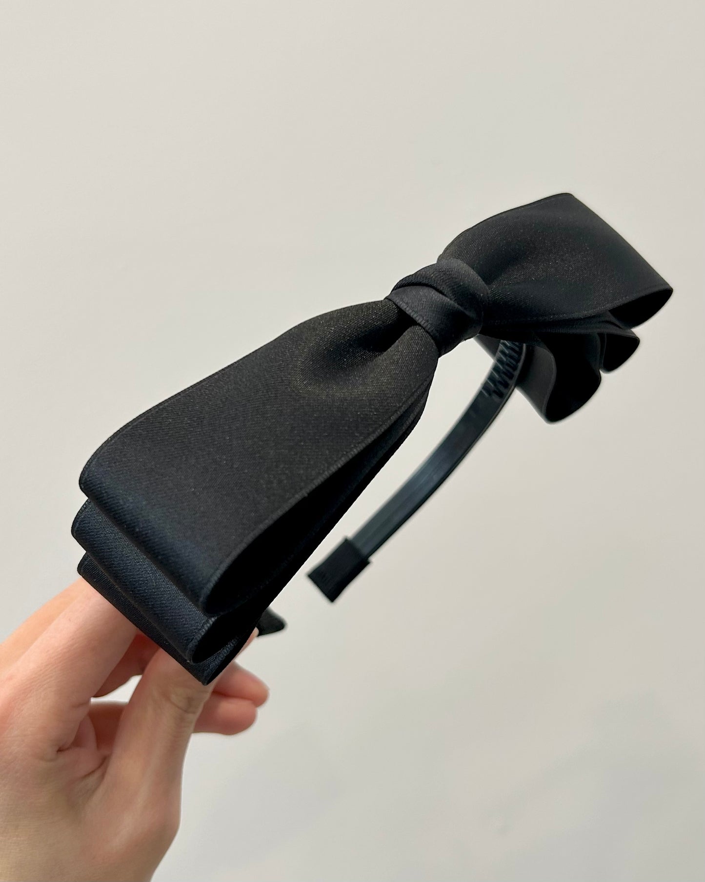 Classic Satin Oversized Bow Headband