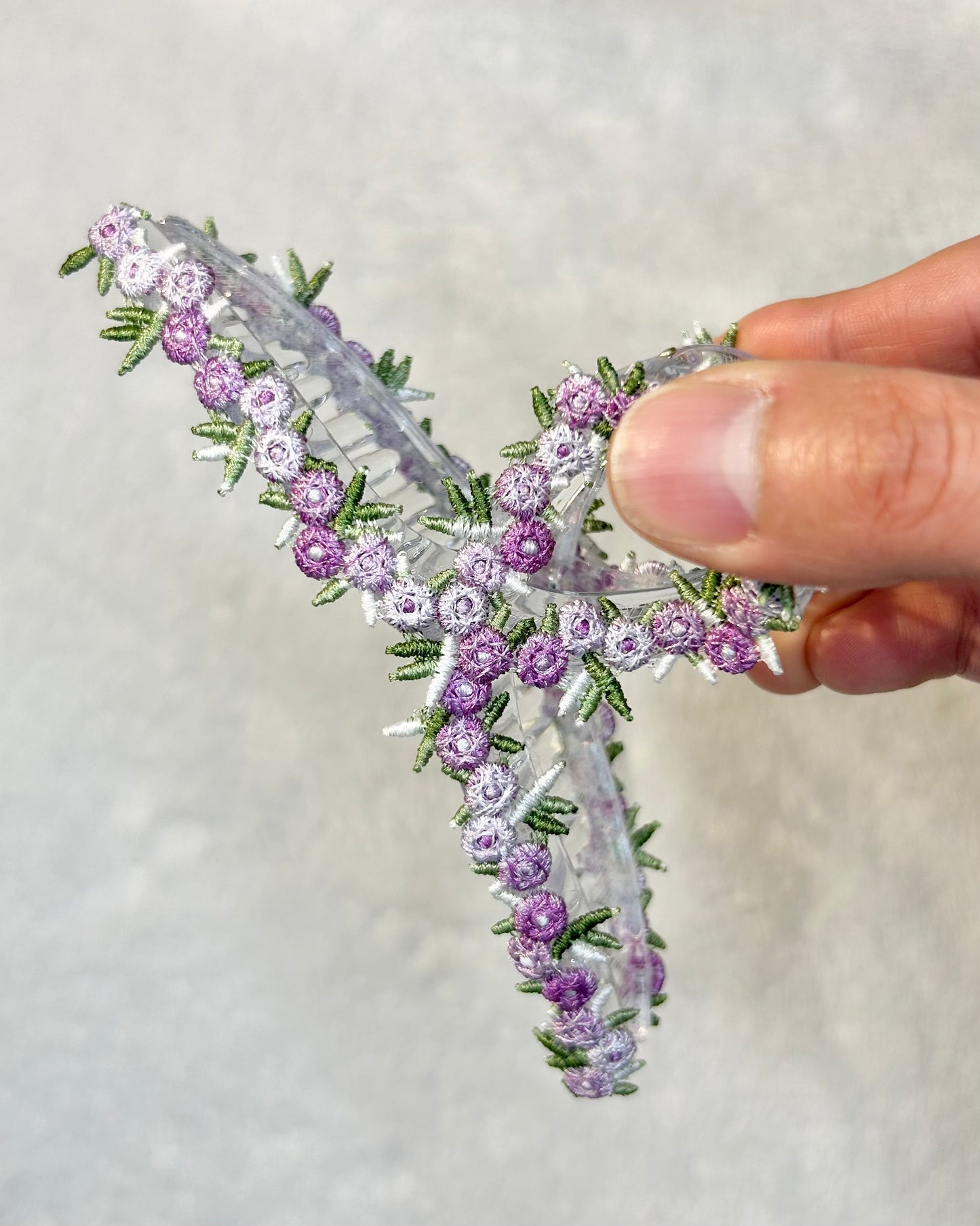 Ditsy Floral Garden Claw Clip (13cm)