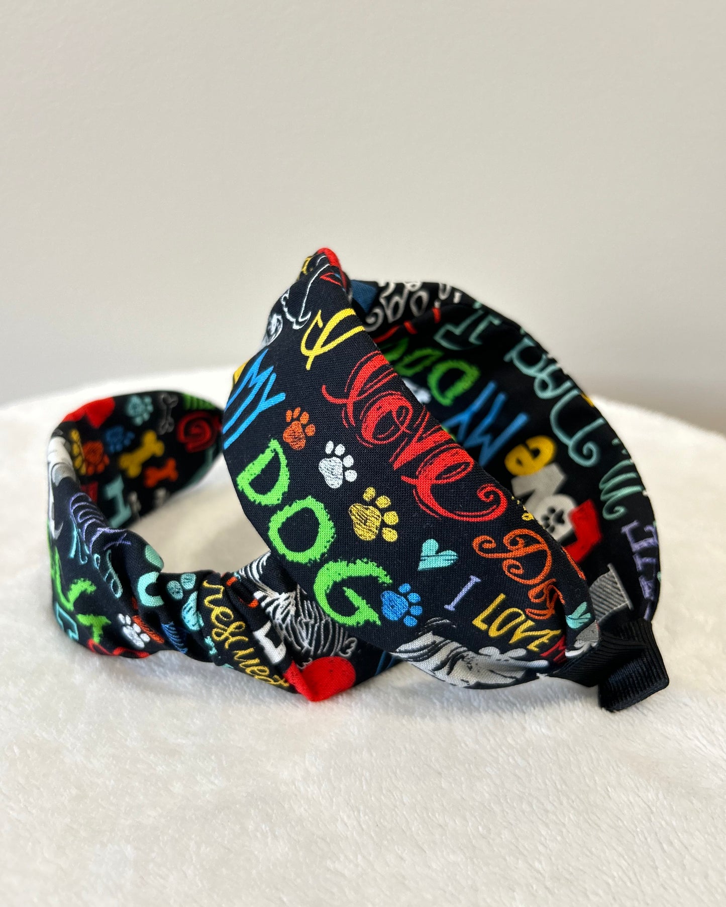 Dog Lover Twisted Headband