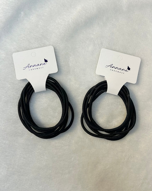 Thin Hair Ties (pack of 6)